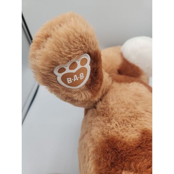 Retired Build A Bear Brown Splatter Cow Stuffed Cow Plush - Picture 3 of 6